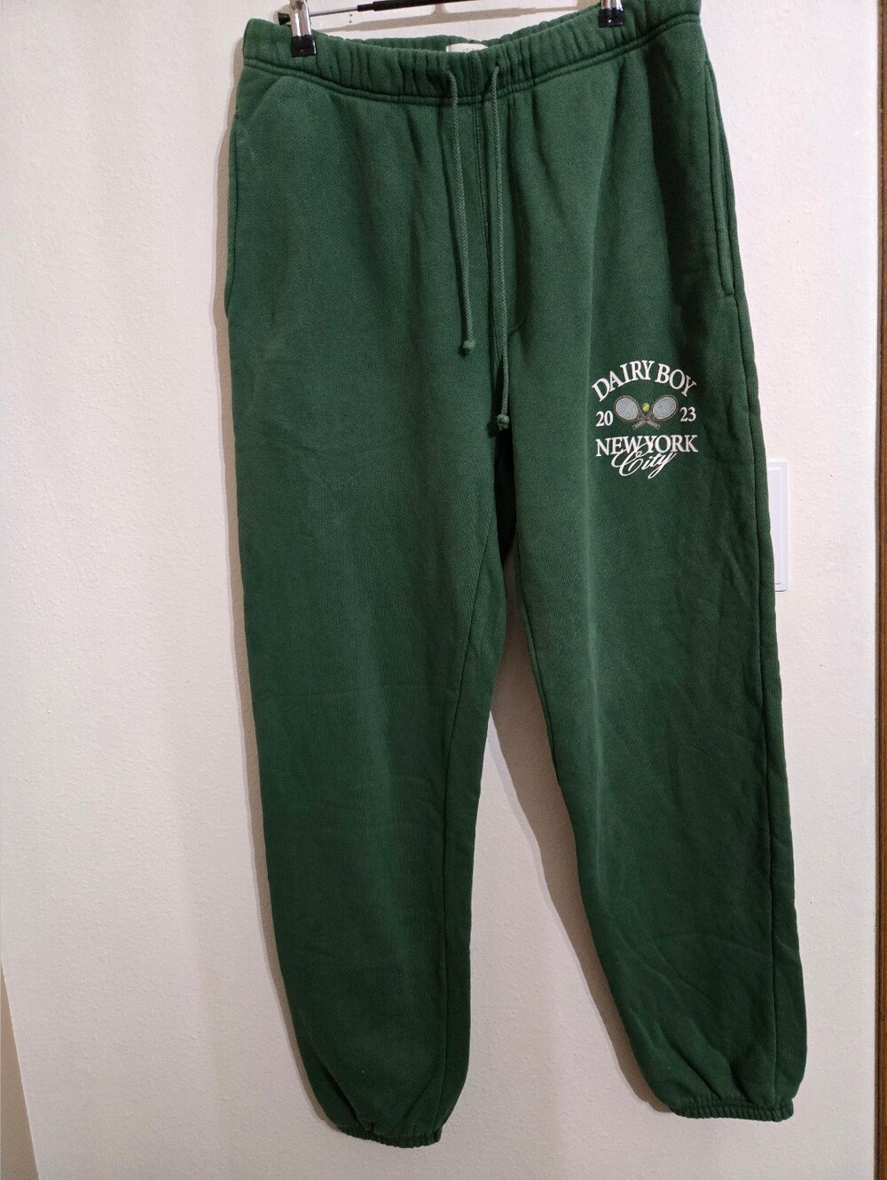 Dairy Boy Green Jogger Sweatpants - Women's Comfort Track Pants